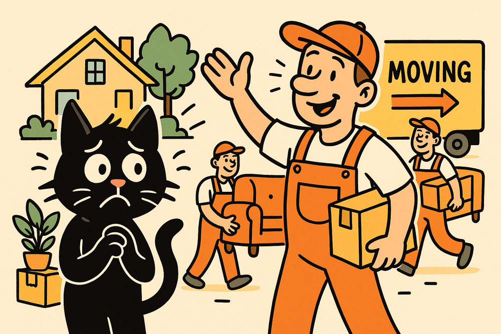 Comment éviter d’être un chat noir et réussir son déménagement avec empathie